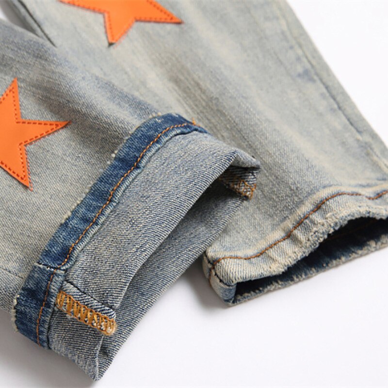 Orange Star Jean